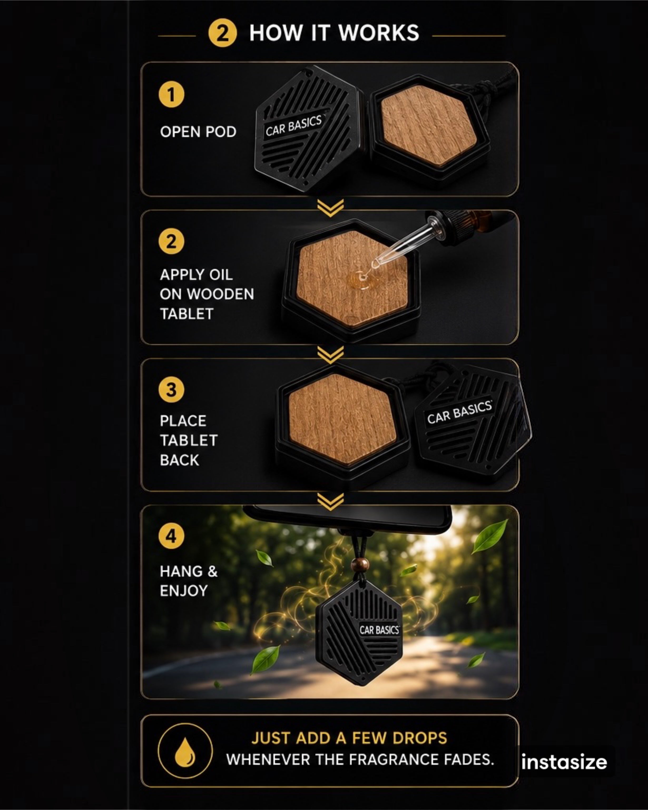Hanging Hexagon Scent Kit