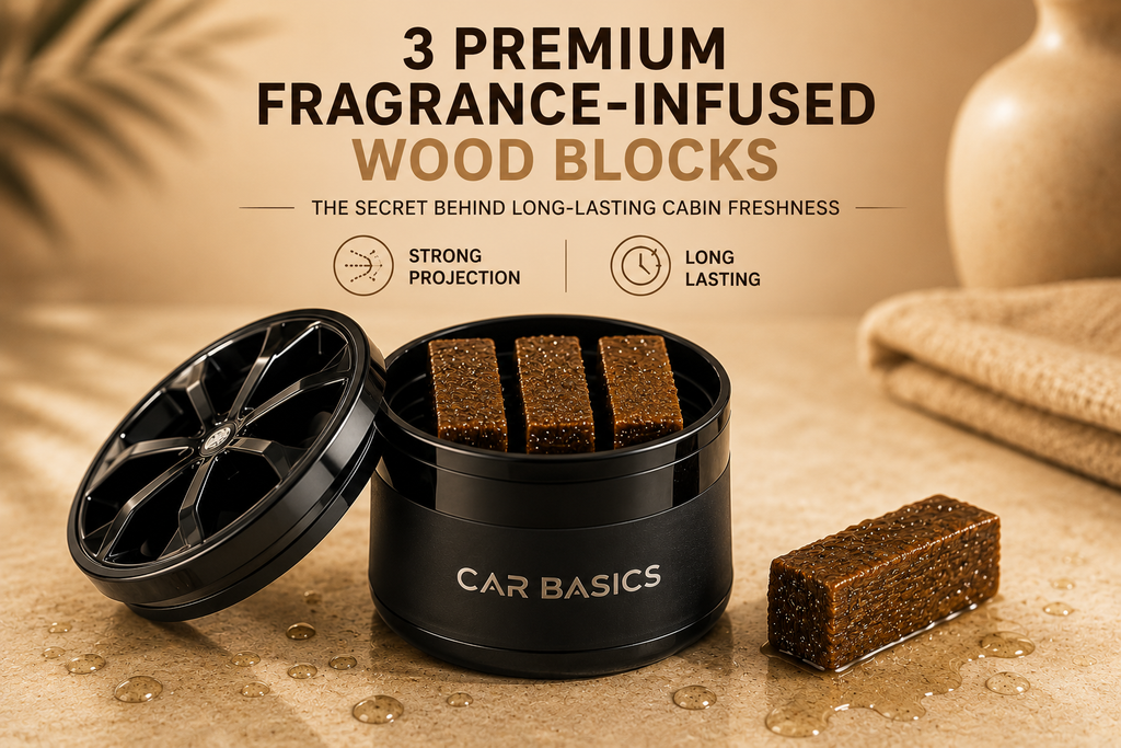 Signature Series- Fragrance Infused Wood Blocks Inside